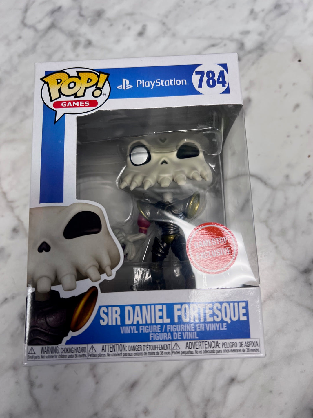 Funko Pop! Sir Daniel Fortesque #784 Medievil Playstation Gamestop Exclusive FP92425