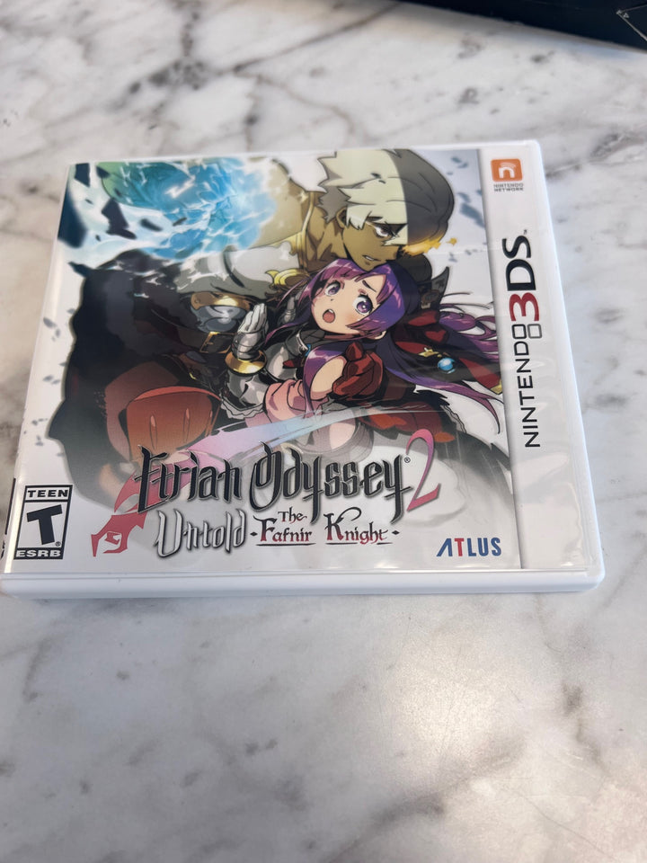 Etrian Odyssey 2 Untold The Fafnir Knight 3DS CASE ONLY NO GAME CO91224