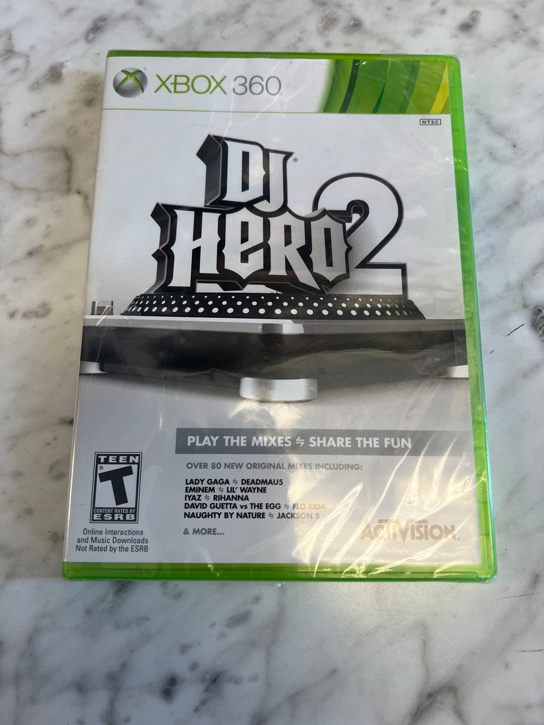 DJ Hero 2 Microsoft Xbox 360 Brand New Sealed DN62524