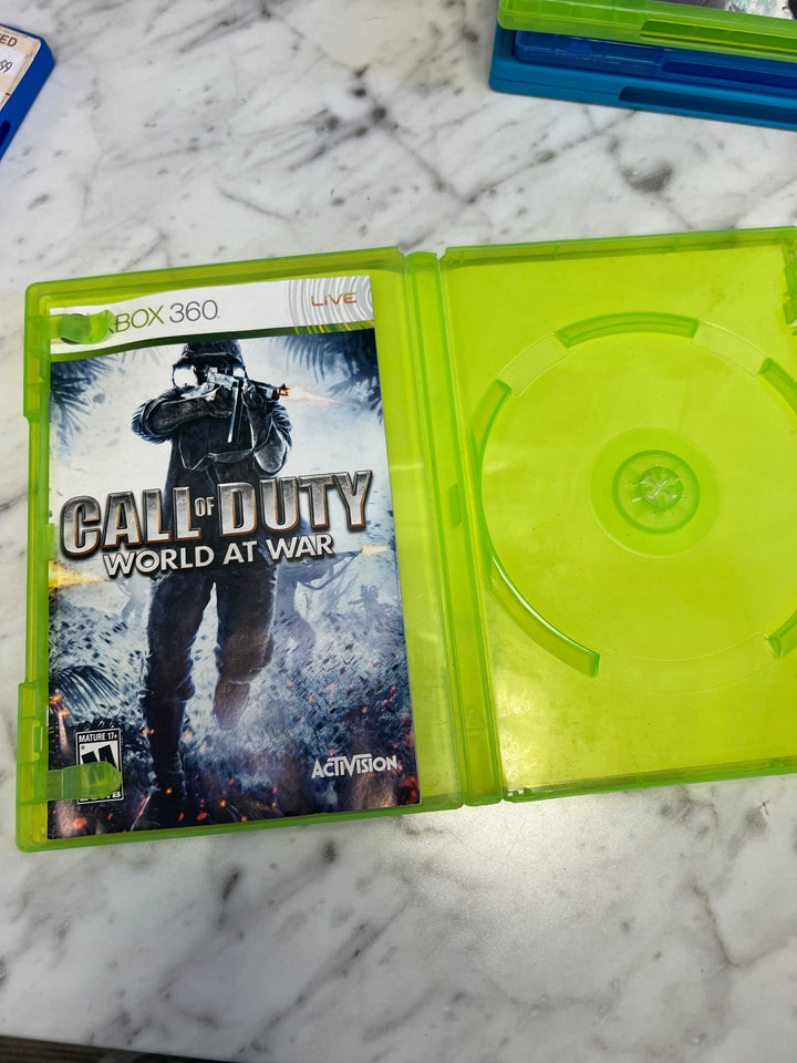 Call of Duty World At War Microsoft Xbox 360 CASE ONLY CO63025