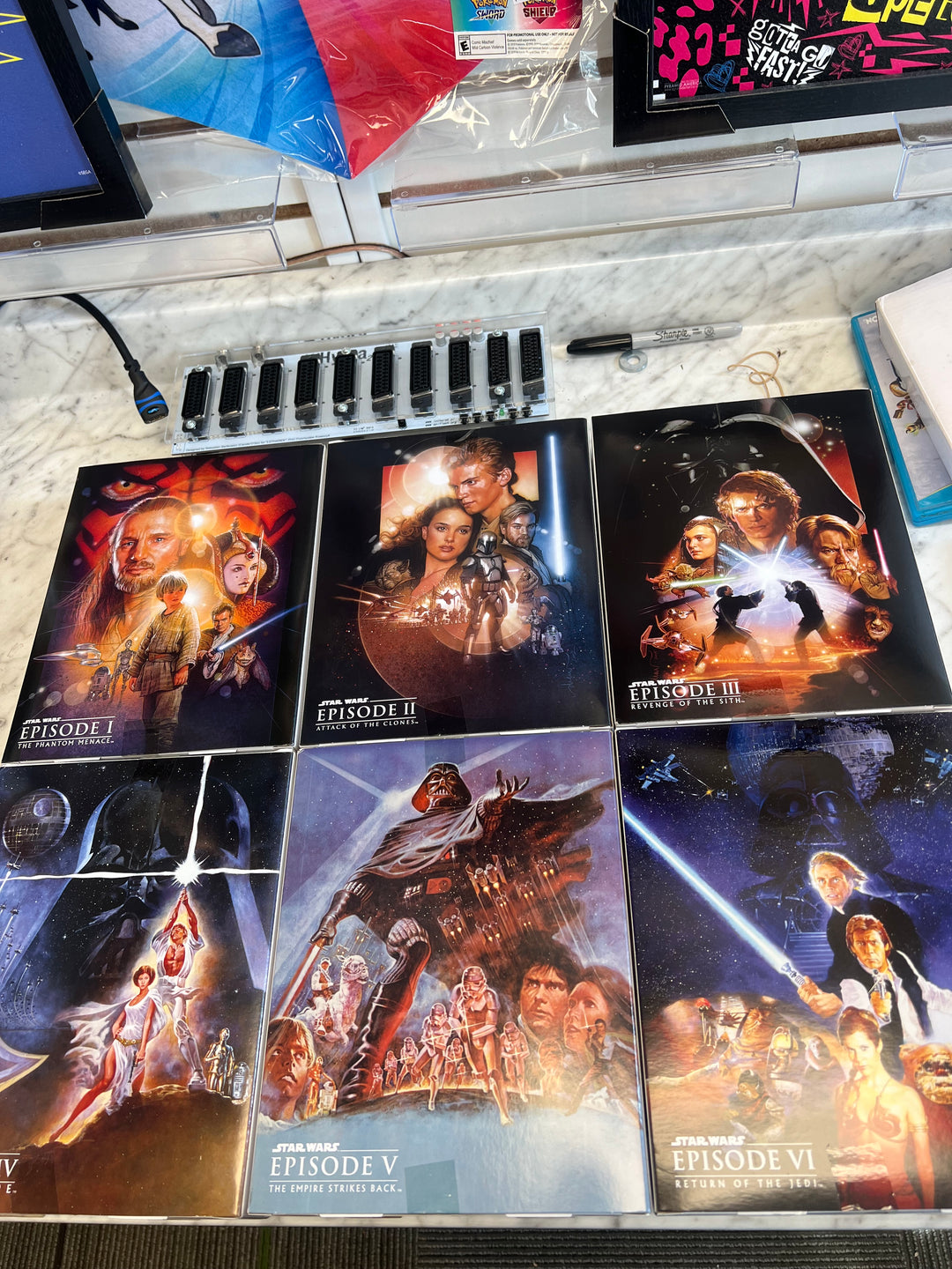 Star Wars 3.75'' Digital Release Commemorative Collection Set Episodes I-VI DU62524