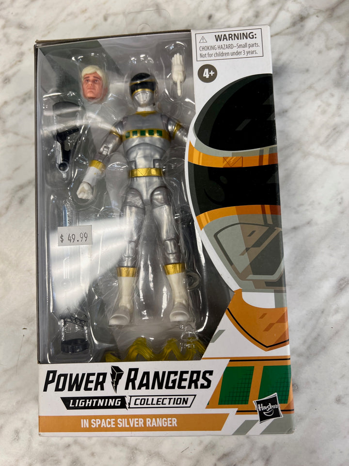 Power Rangers Lightning Collection IN SPACE SILVER RANGER Zhane NEW N4425