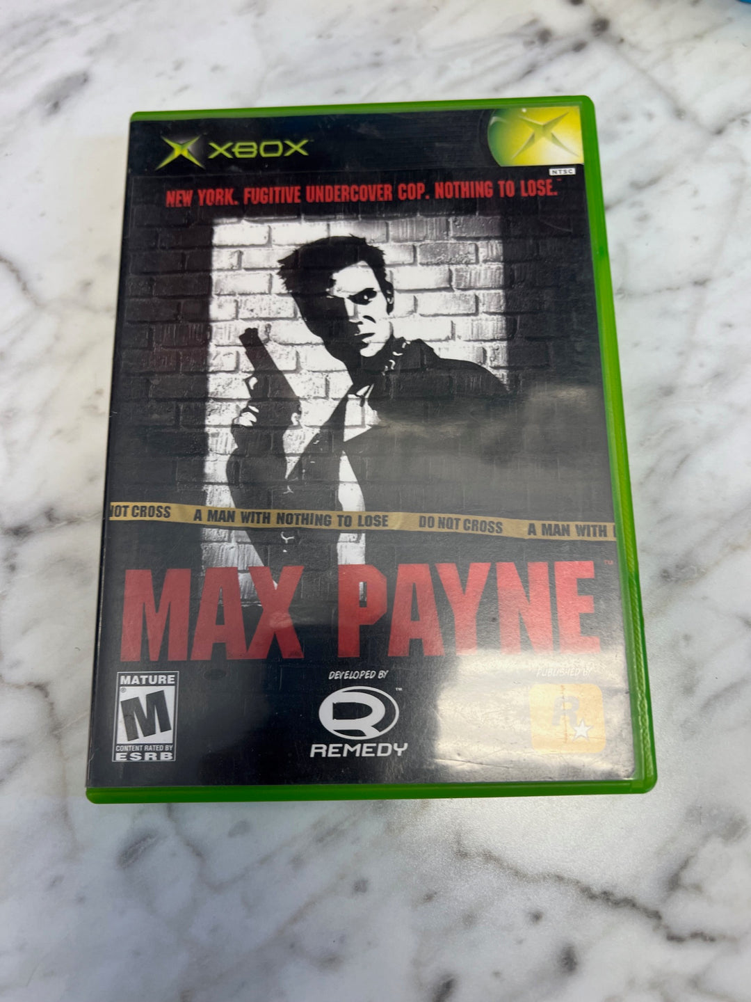 Max Payne Original Xbox CASE AND MANUAL ONLY CO63025