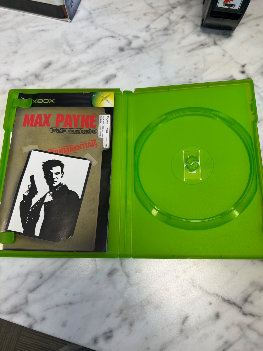 Max Payne Original Xbox CASE AND MANUAL ONLY CO63025