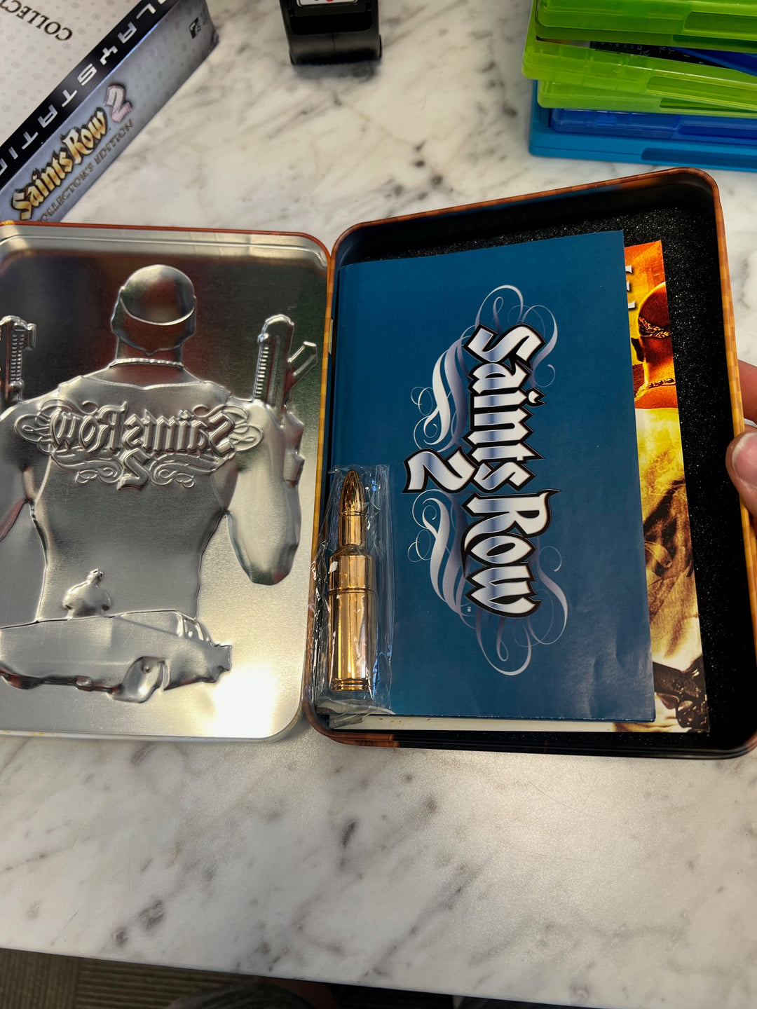 Saint's Row 2 Collector's Edition PS3 Playstation 3 Steelbook, USB Art Book ONLY CO63025