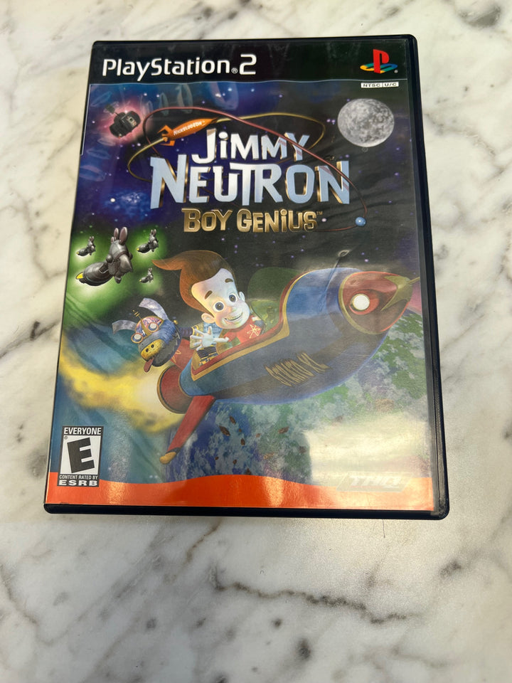 Jimmy Neutron Boy Genius PS2 Playstation 2 Case & Manual only CO63025
