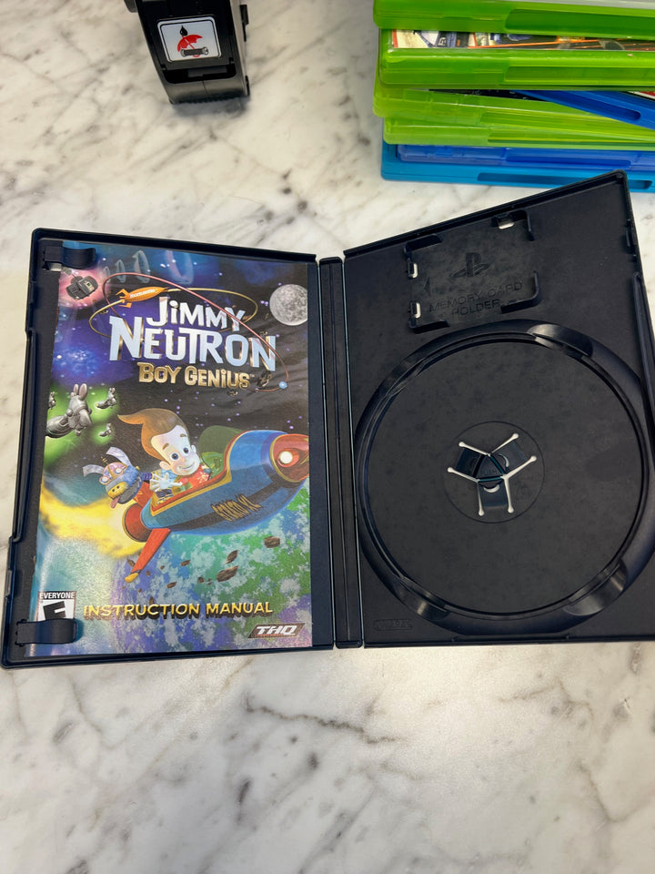 Jimmy Neutron Boy Genius PS2 Playstation 2 Case & Manual only CO63025