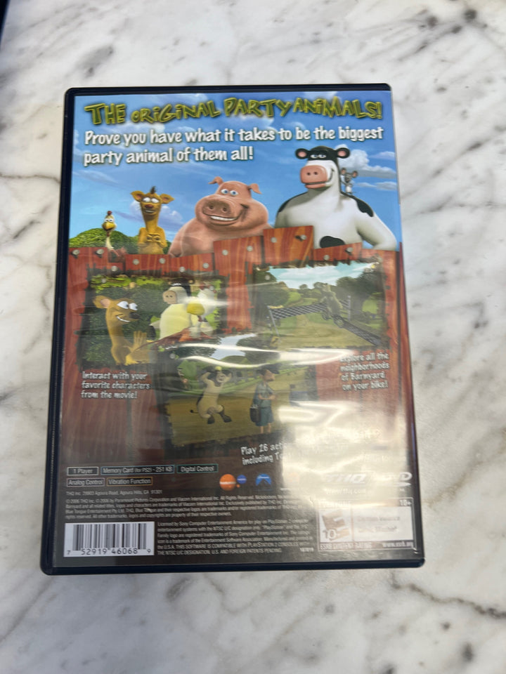 Nickelodeon Barnyard PS2 Playstation 2 Case & Manual only CO63025