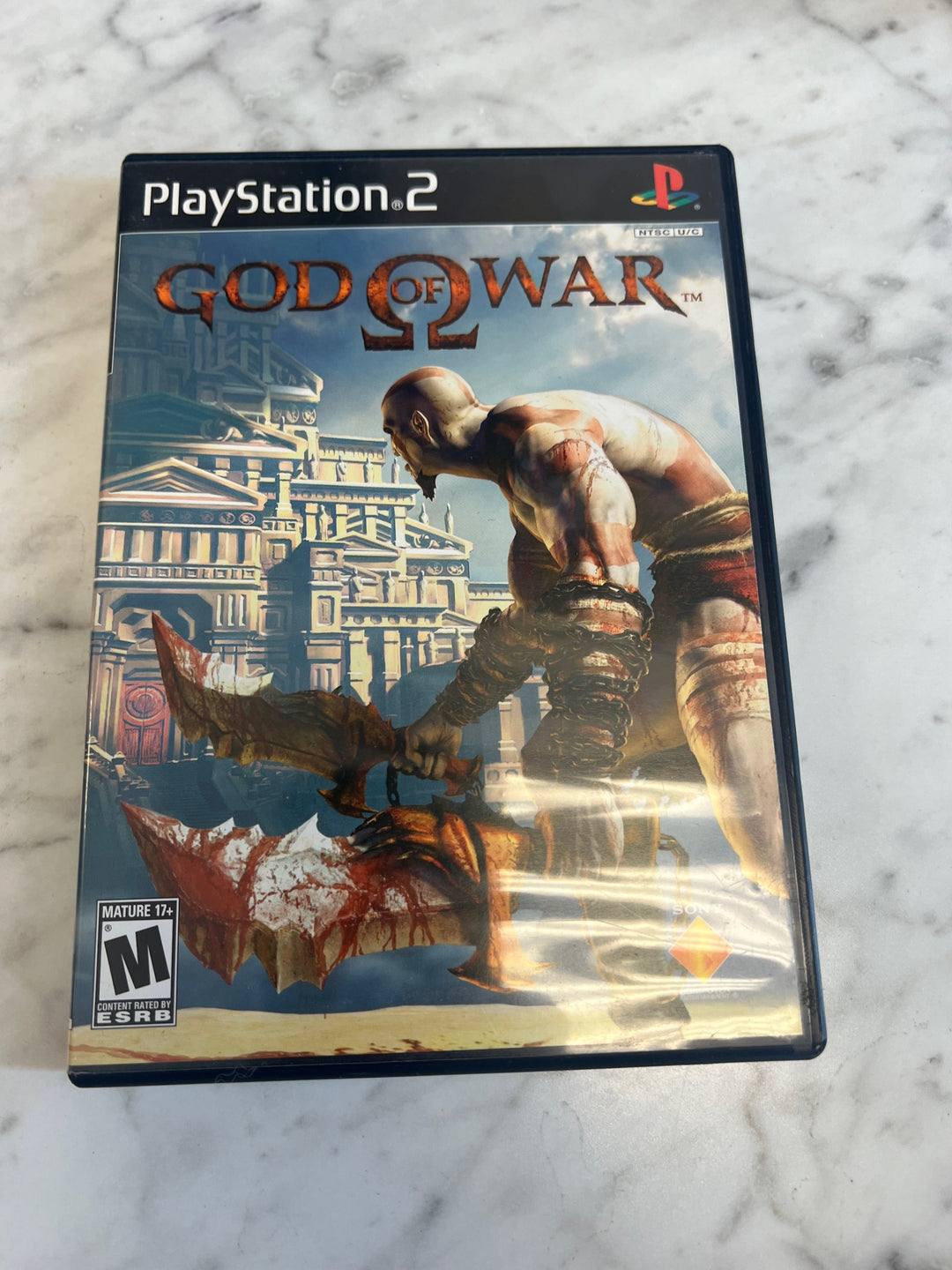 God Of War PS2 Playstation 2 CASE AND MANUAL ONLY NO GAME CO91224