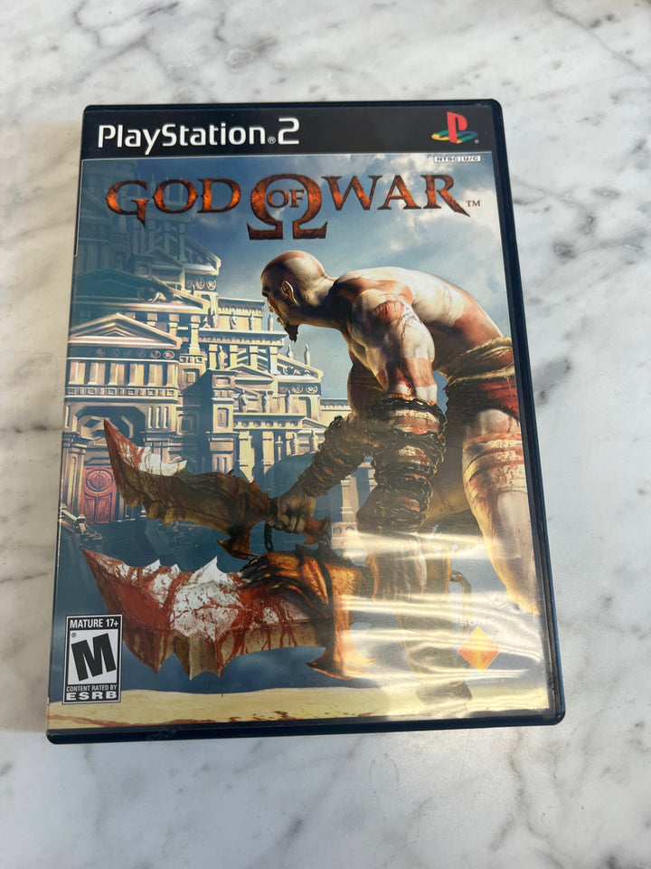 God Of War PS2 Playstation 2 CASE AND MANUAL ONLY NO GAME CO91224