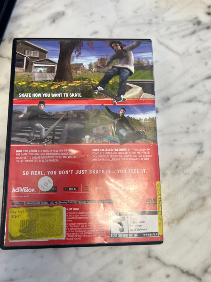 Tony Hawk's Project 8 PS2 Playstation 2 Case & Manual only CO63025