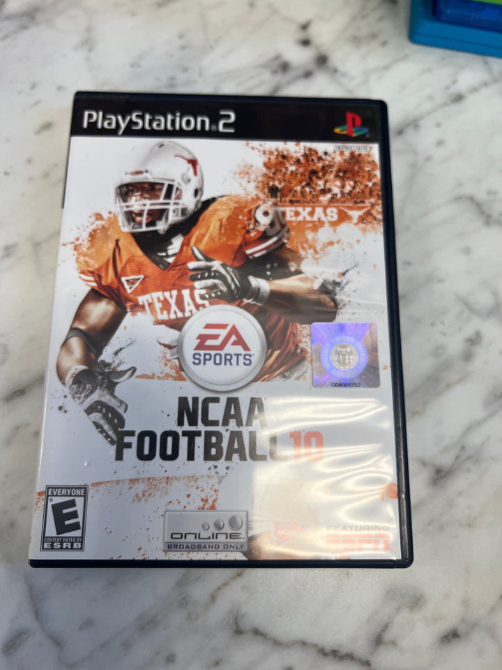 NCAA Football 10 PS2 Playstation 2 Case & Manual only CO63025