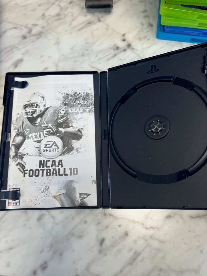 NCAA Football 10 PS2 Playstation 2 Case & Manual only CO63025