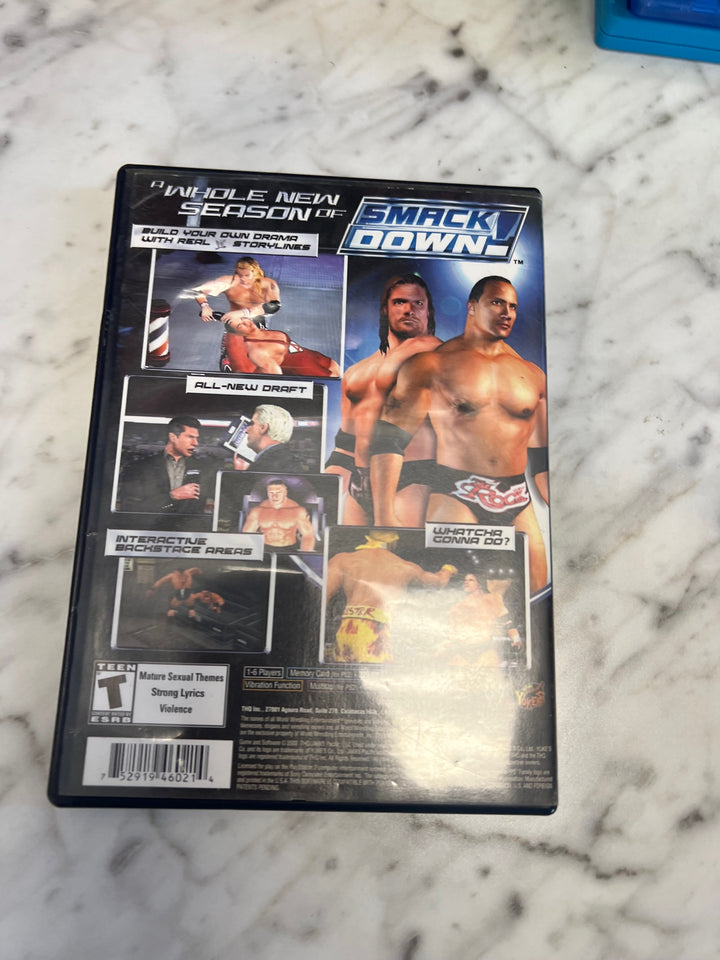 WWE Smackdown Shut Your Mouth PS2 Playstation 2 Case only CO63025