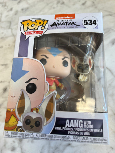 Funko Pop! Aang with Momo 534 Avatar Last Airbender Nickelodeon