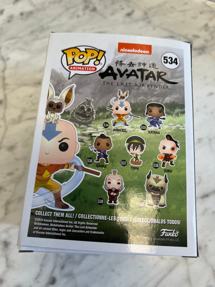 Funko Pop! Aang with Momo 534 Avatar Last Airbender Nickelodeon