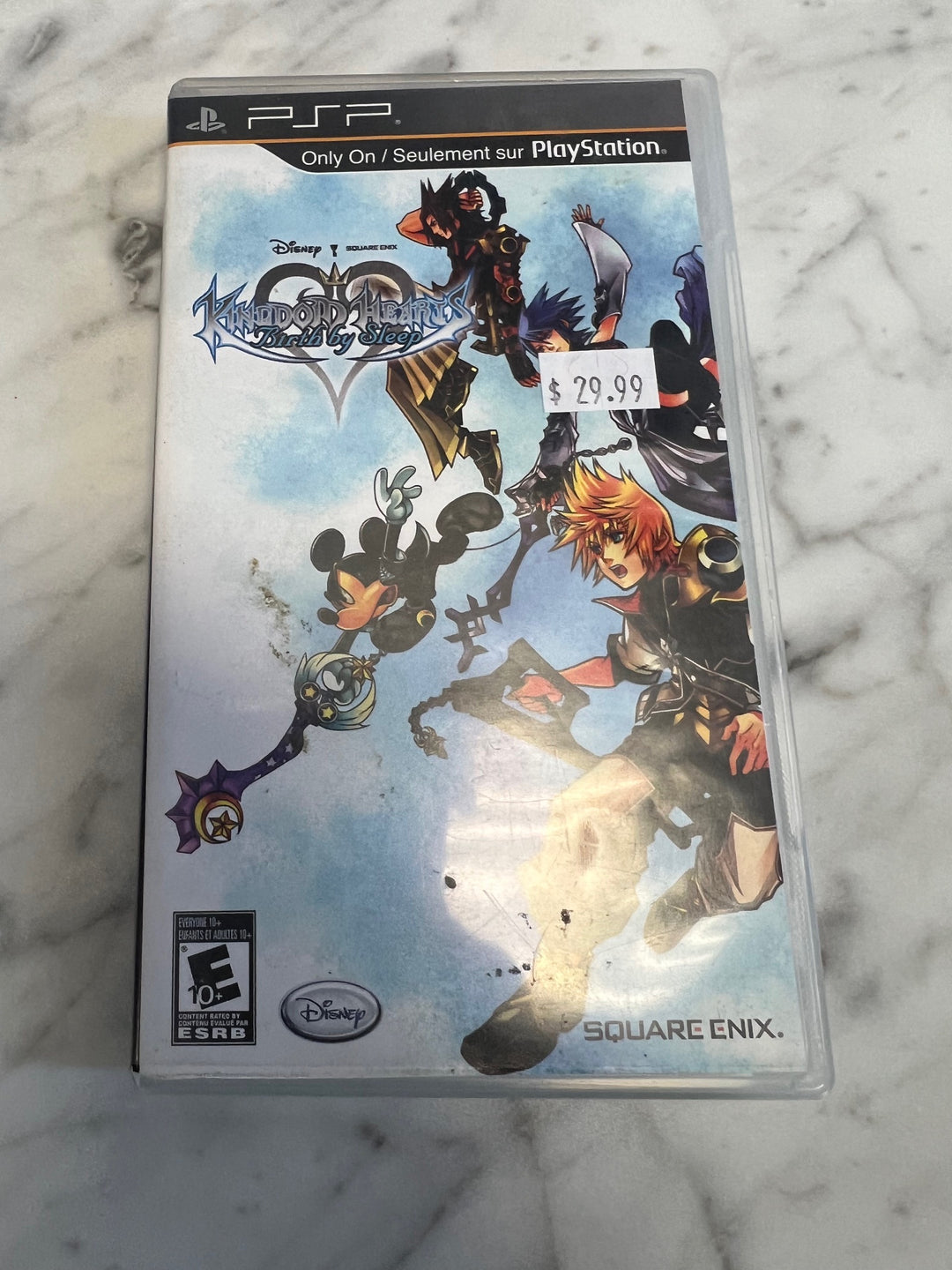 Kingdom Hearts Birth by Sleep Playstation Portable PSP Case & Manual only CO63025
