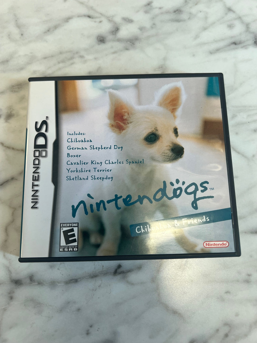 Nintendogs Chihuahua & Friends Nintendo DS CASE AND MANUAL ONLY NO GAME CO91224