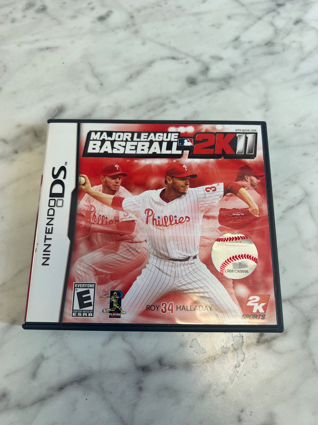 Major League Baseball 2K11 Nintendo DS CASE AND MANUAL ONLY NO GAME CO91224