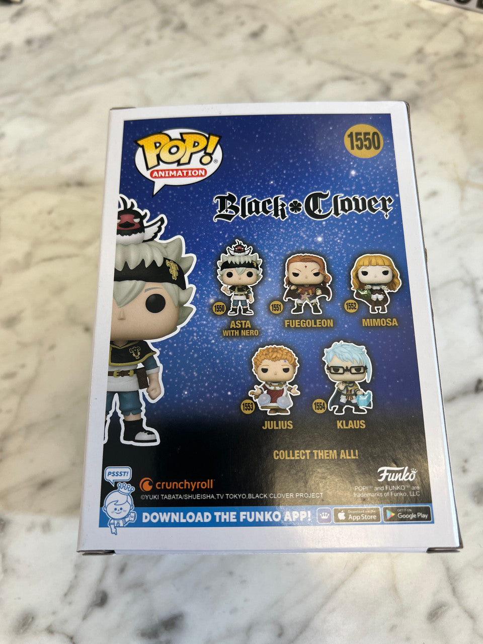 Asta With Nero #1550 - Black Clover Funko Pop! Animation