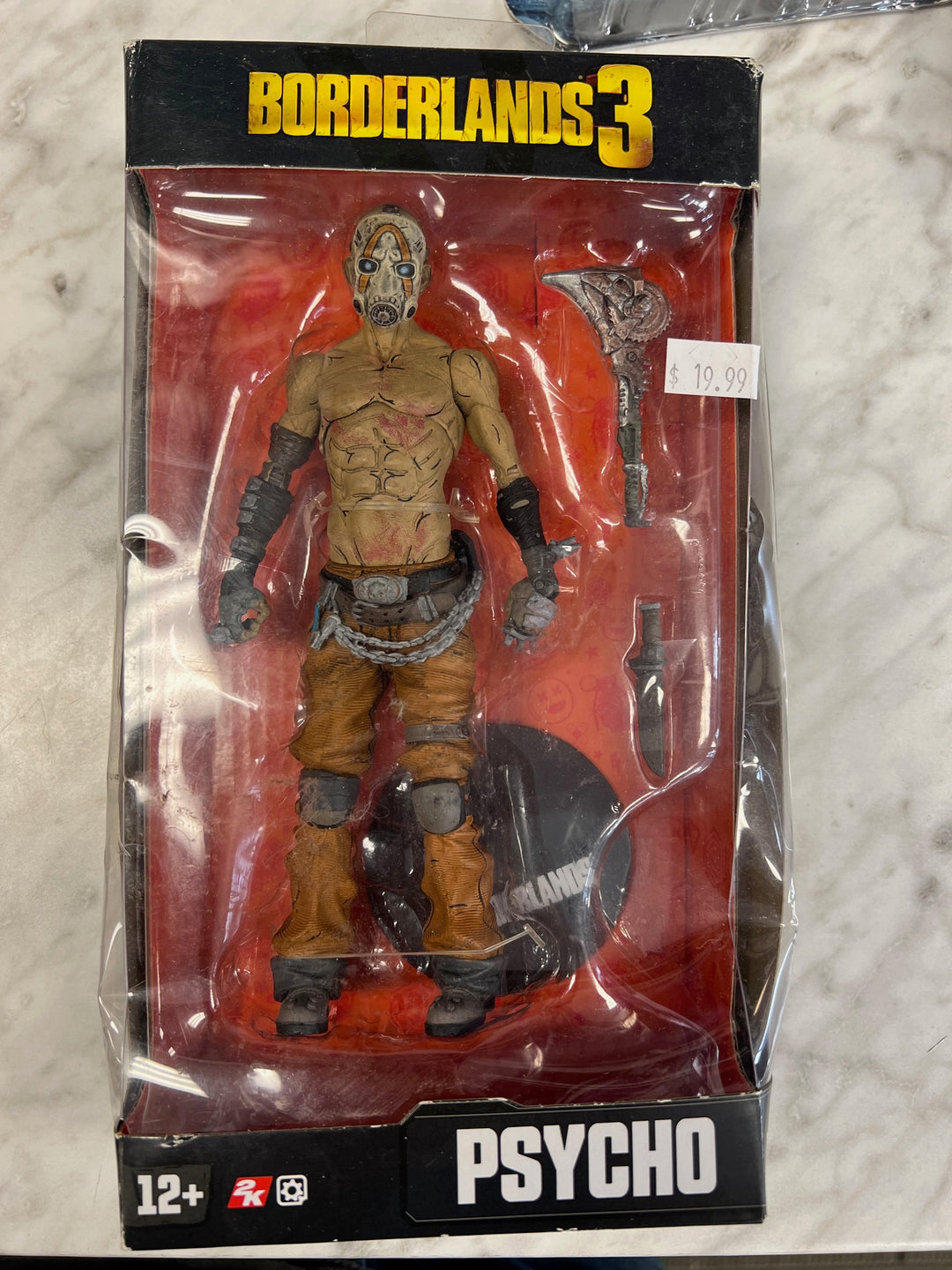 McFarlane Toys Borderlands 3 - Psycho Action Figure 2019 New - Box Wear N4425