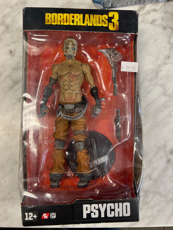 McFarlane Toys Borderlands 3 - Psycho Action Figure 2019 New - Box Wear N4425