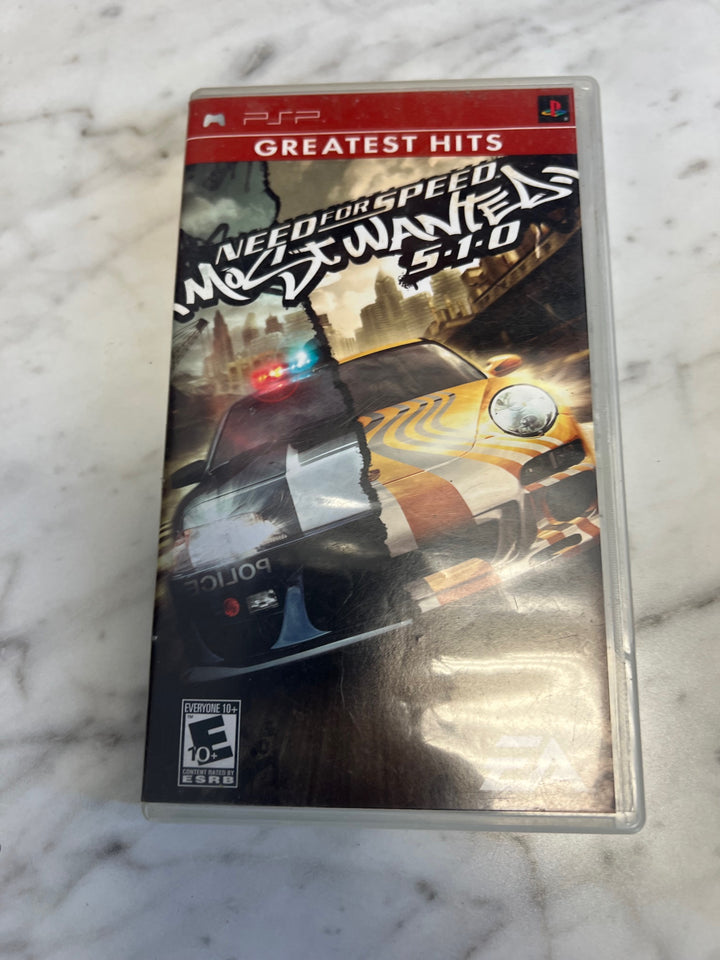 Need for Speed Most Wanted Playstation Portable PSP Case & Manual only CO63025