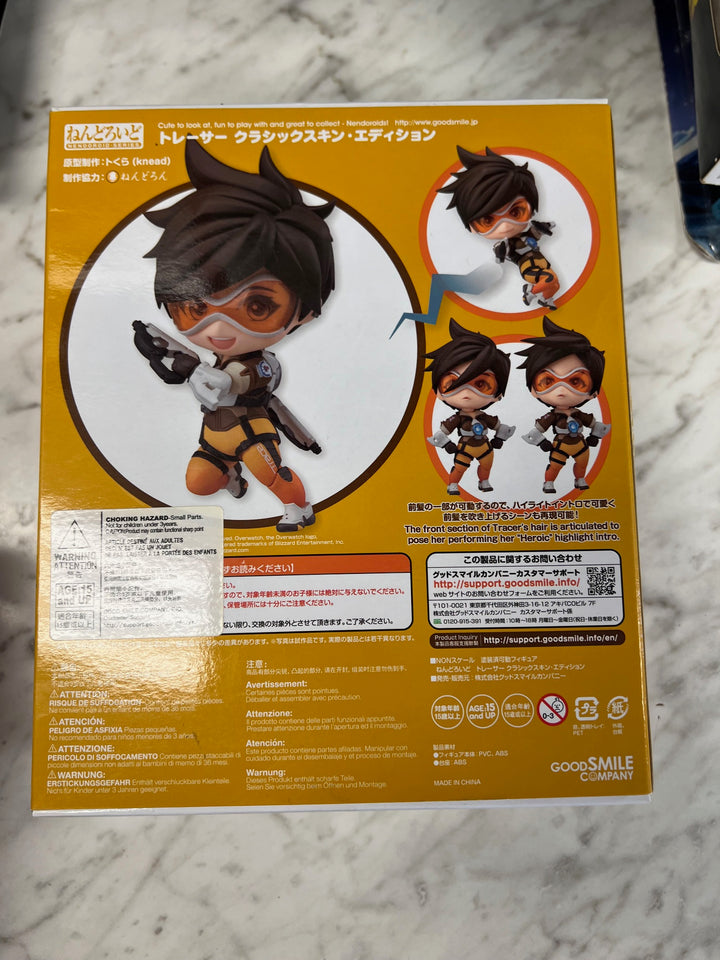 Good Smile Company Nendoroid #730 Overwatch Tracer Classic Skin Edition SEALED N4425