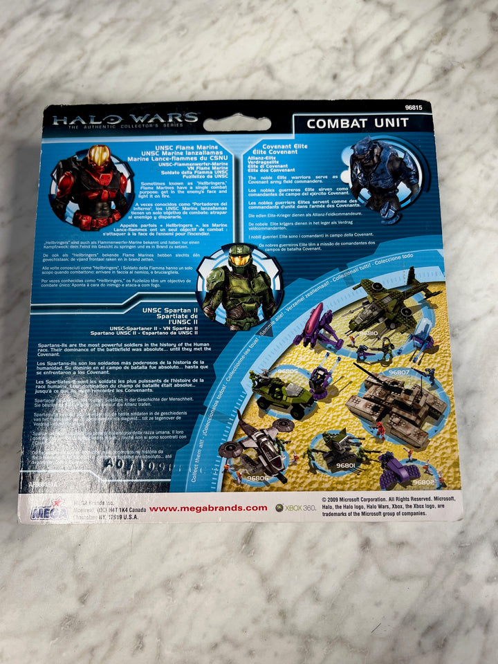 Mega Bloks HALO Wars Collectors Series Combat Unit Set 96815 New Retired Set N4425