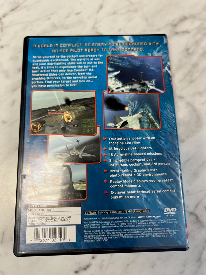 Ace Combat 4 for PS2 Playstation 2 Case Only No Game DU62724