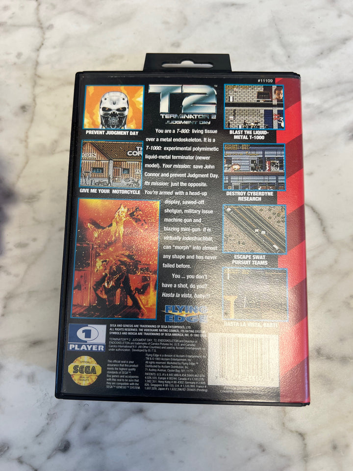 Terminator 2 Judgment Day Sega Genesis Case only CO63025