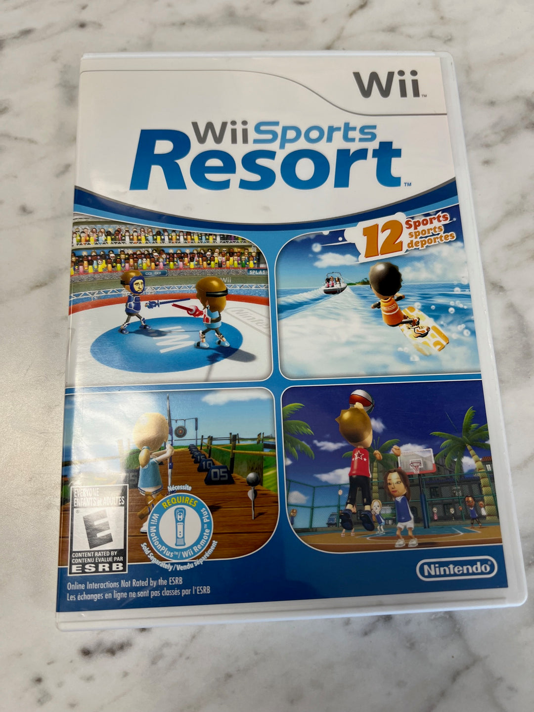 Wii Sports Resort for Nintendo Wii Case and Manual Only No Game DU62724