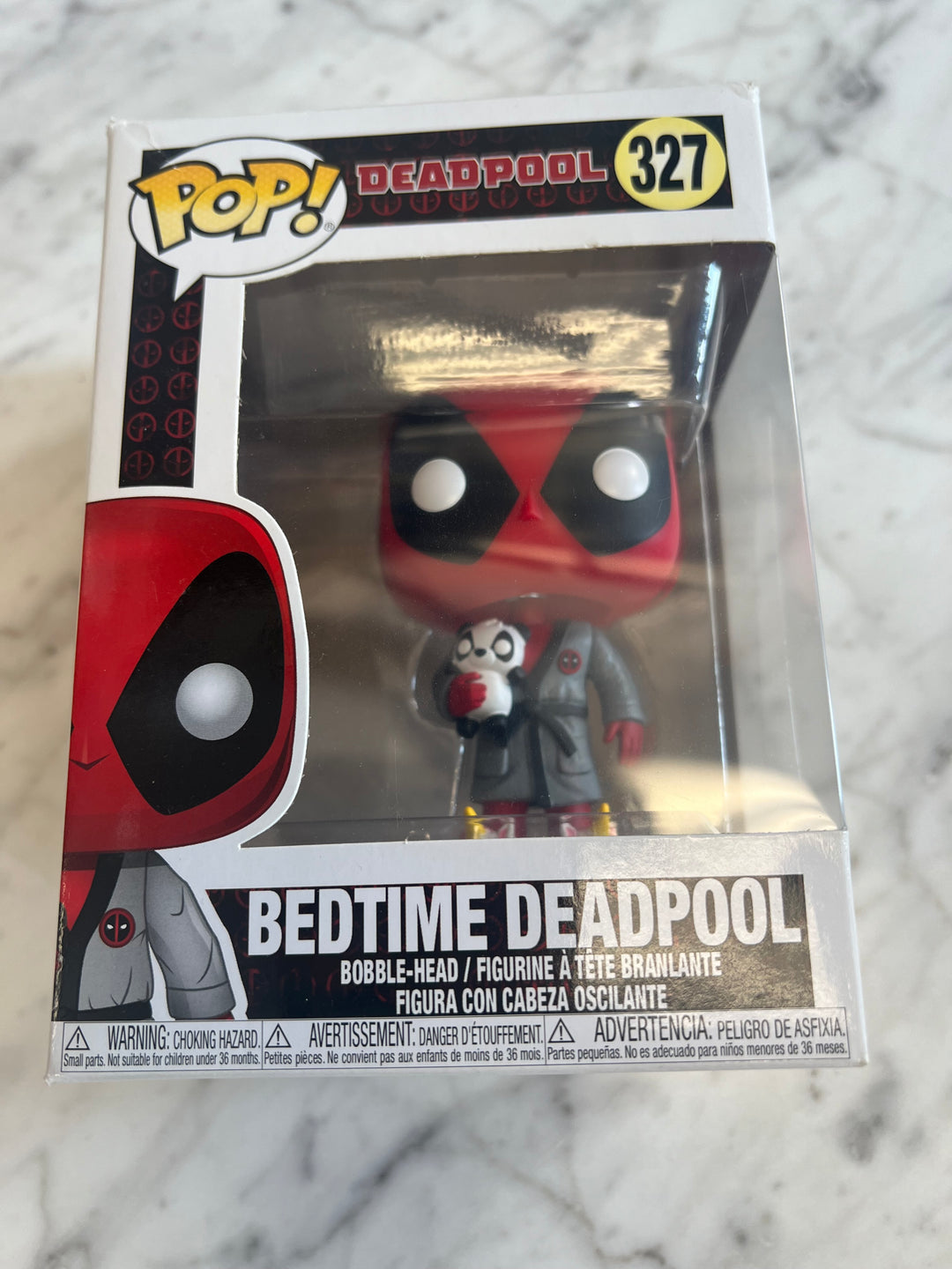 Funko POP! Marvel Bedtime Deadpool #327 Vinyl Figure DAMAGED BOX  FP91224