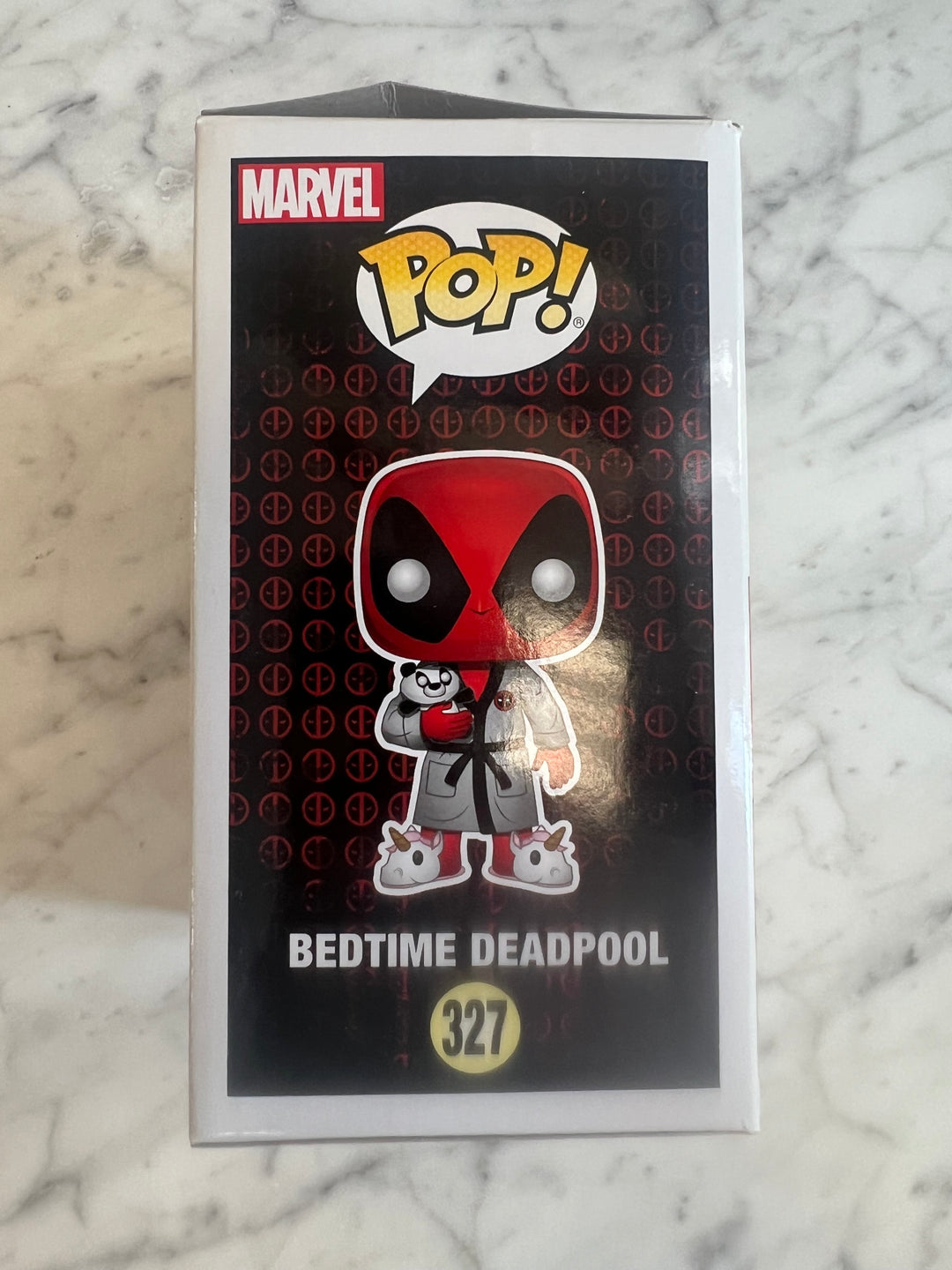 Funko POP! Marvel Bedtime Deadpool #327 Vinyl Figure DAMAGED BOX  FP91224