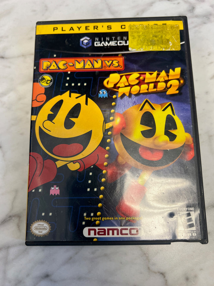 Pac-Man vs Pac Man World 2 Nintendo Gamecube Case & Manual Only CO63025