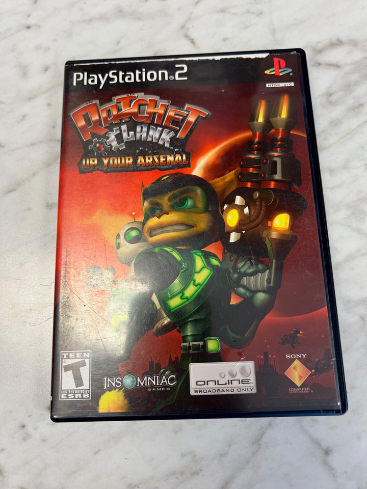 Ratchet & Clank Up Your Arsenal for PS2 Playstation 2 Case Only No Game DU62724