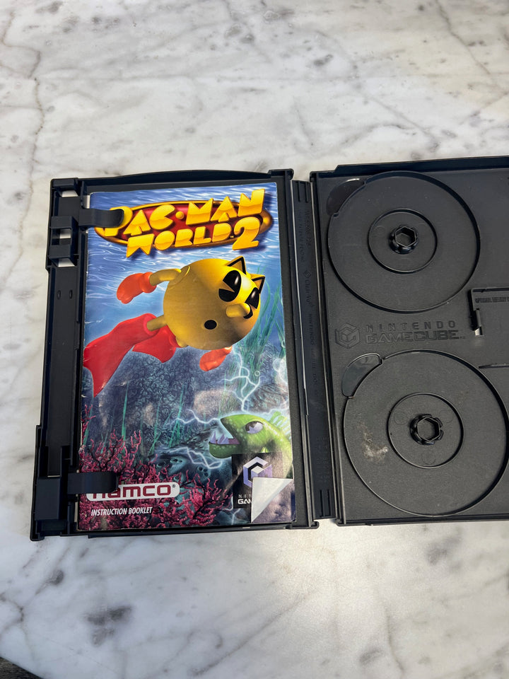 Pac-Man vs Pac Man World 2 Nintendo Gamecube Case & Manual Only CO63025