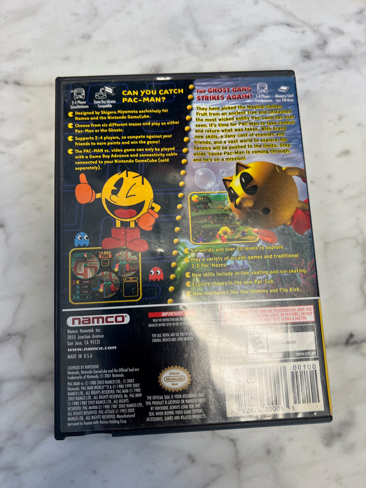 Pac-Man vs Pac Man World 2 Nintendo Gamecube Case & Manual Only CO63025