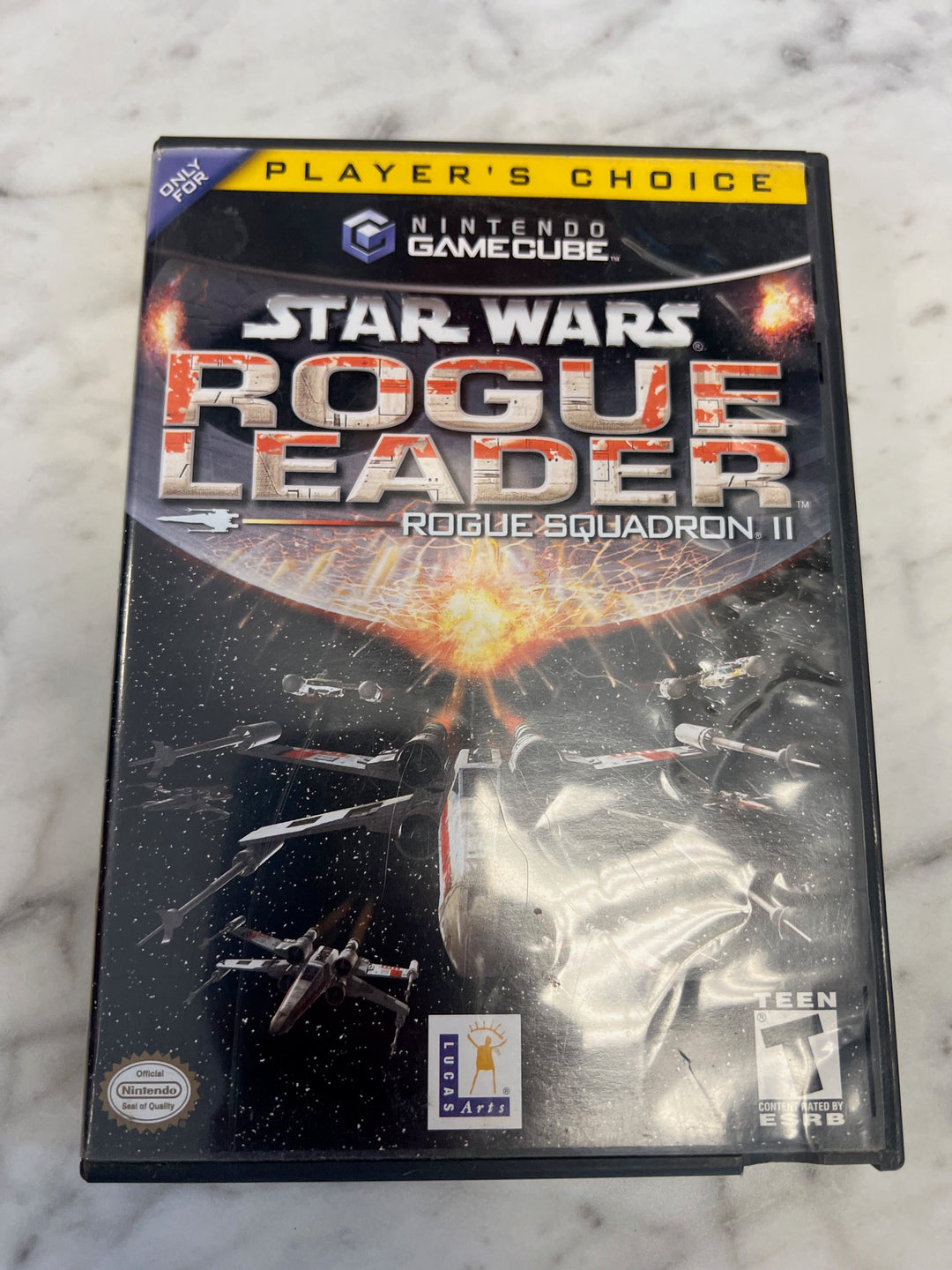Star Wars Rogue Leader Nintendo Gamecube Case & Manual Only CO63025