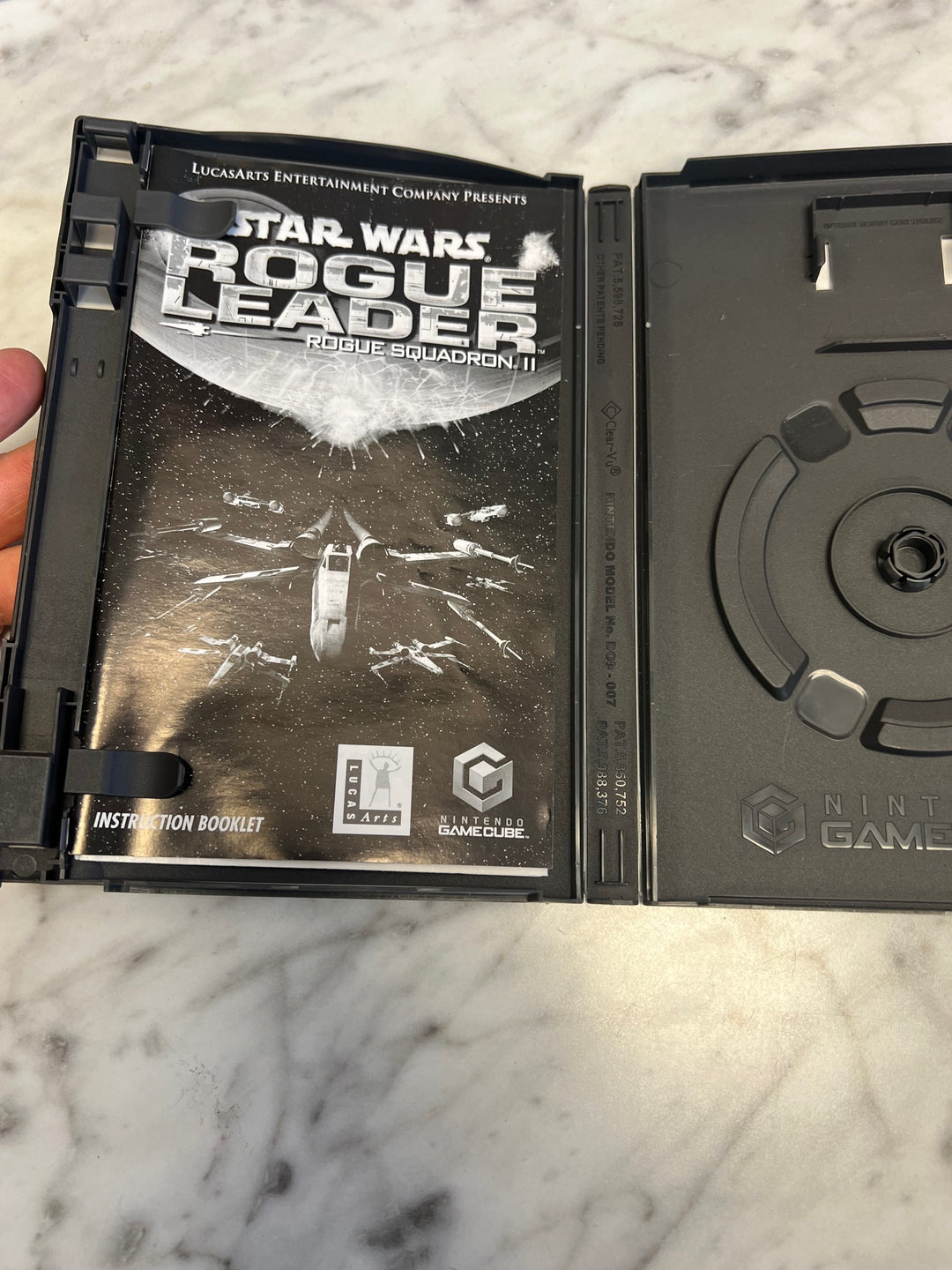 Star Wars Rogue Leader Nintendo Gamecube Case & Manual Only CO63025