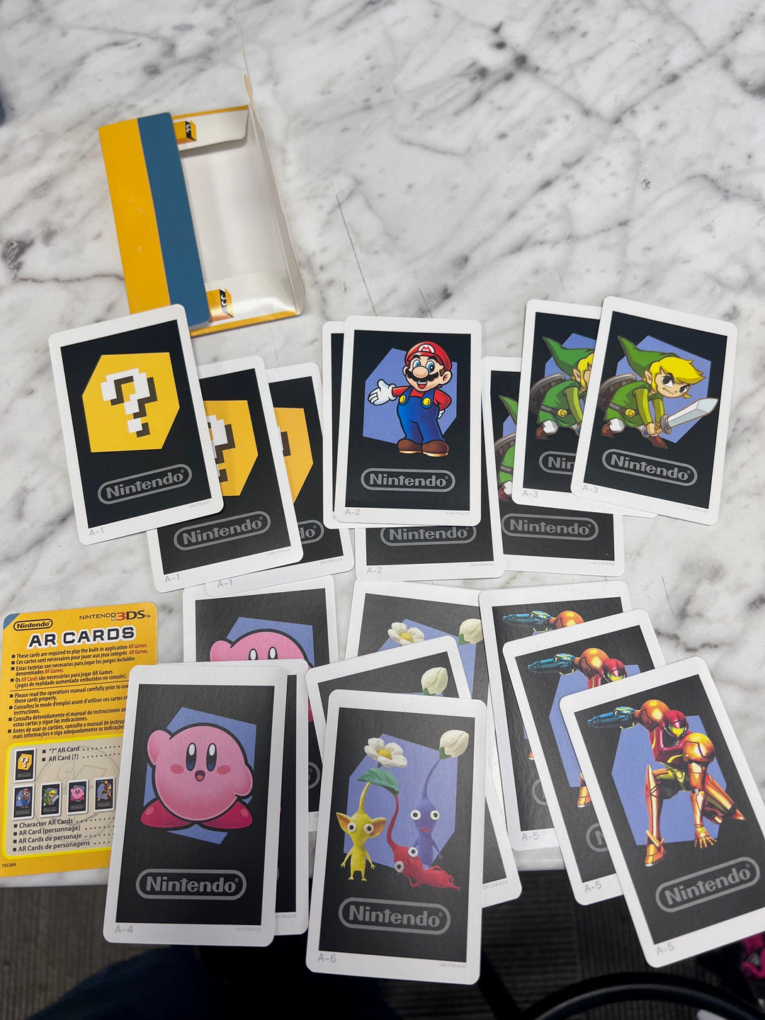 Nintendo 3DS AR Cards set UA92425