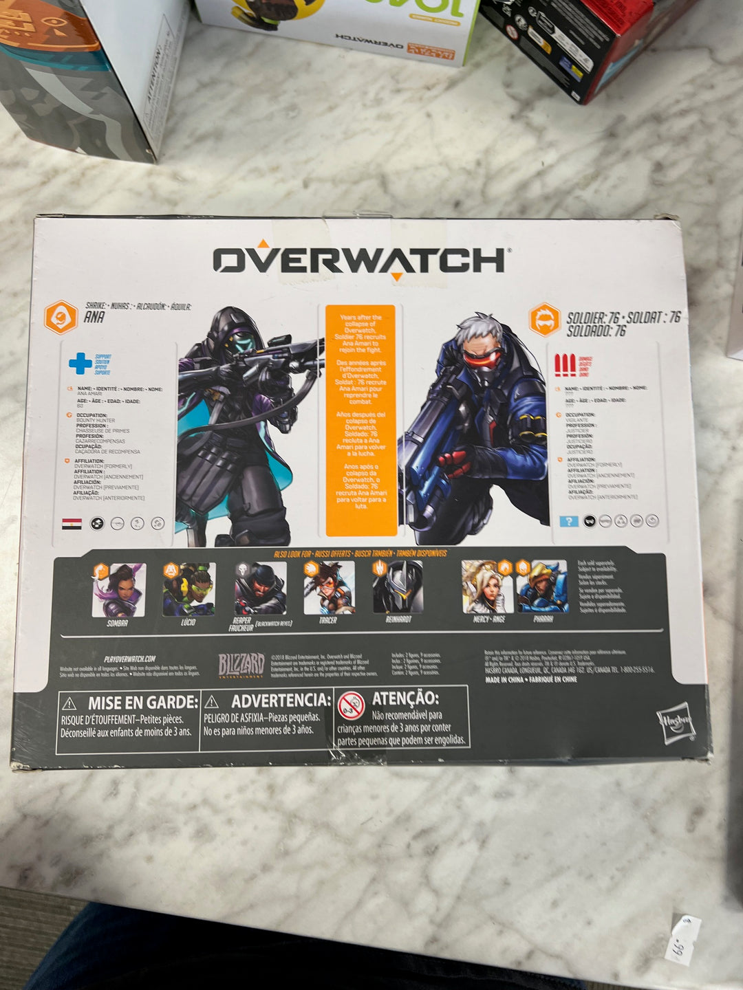 Overwatch Ultimates Series Soldier: 76 & Ana (Shrike) Dual Pack 6" Action Figure N4425