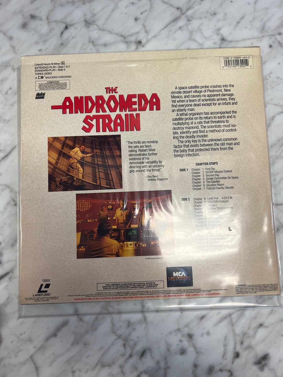 The Andromeda Strain Laserdisc Movie    LD121624