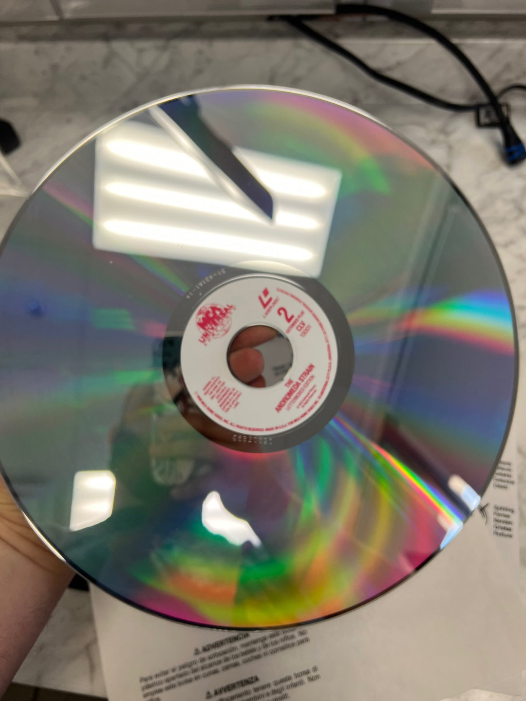 The Andromeda Strain Laserdisc Movie    LD121624