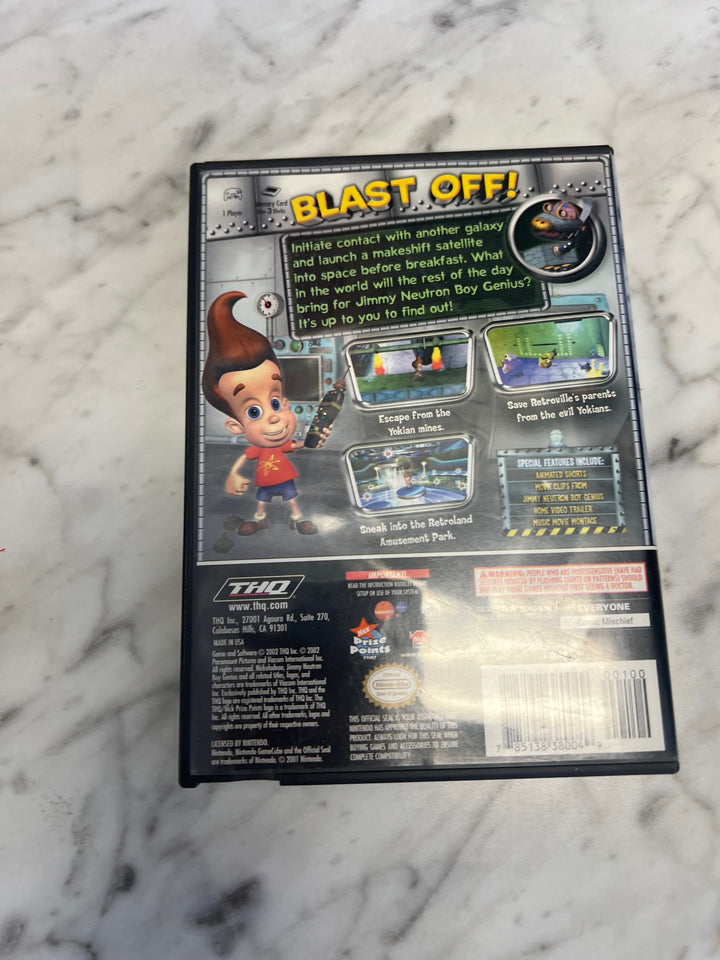 Jimmy Neutron Boy Genius Nintendo Gamecube Case Only CO63025