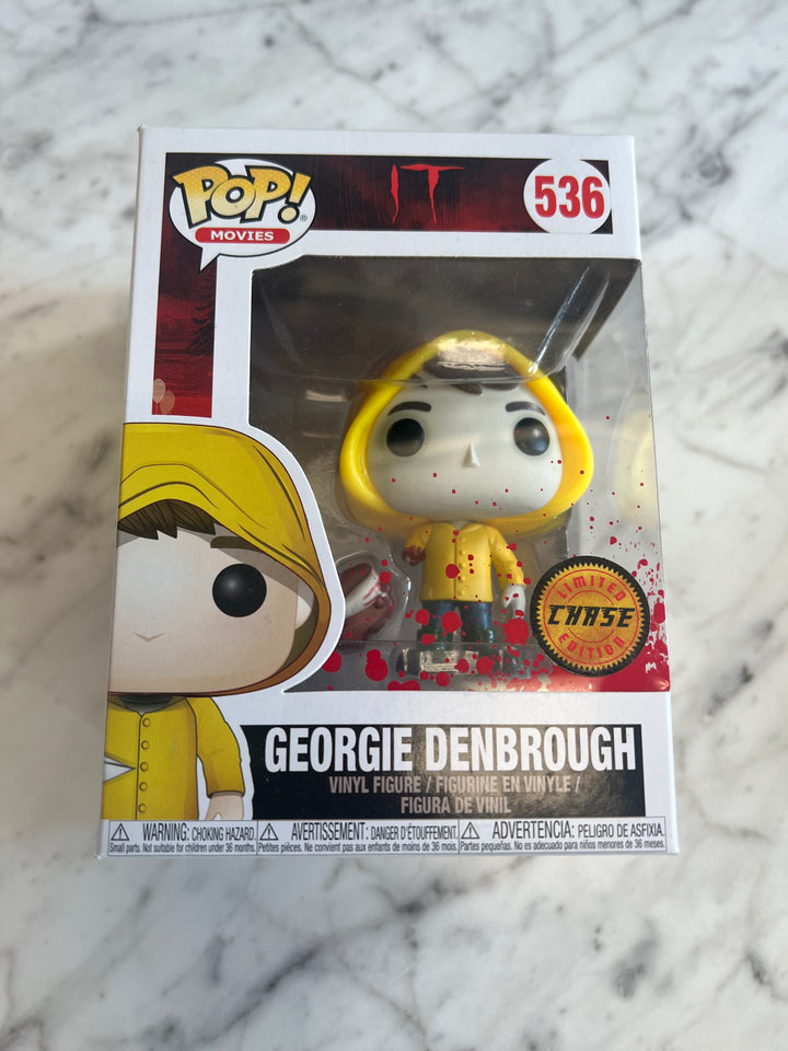 Funko POP! Movies: IT GEORGIE DENBROUGH Chase Figure #536  FP91224