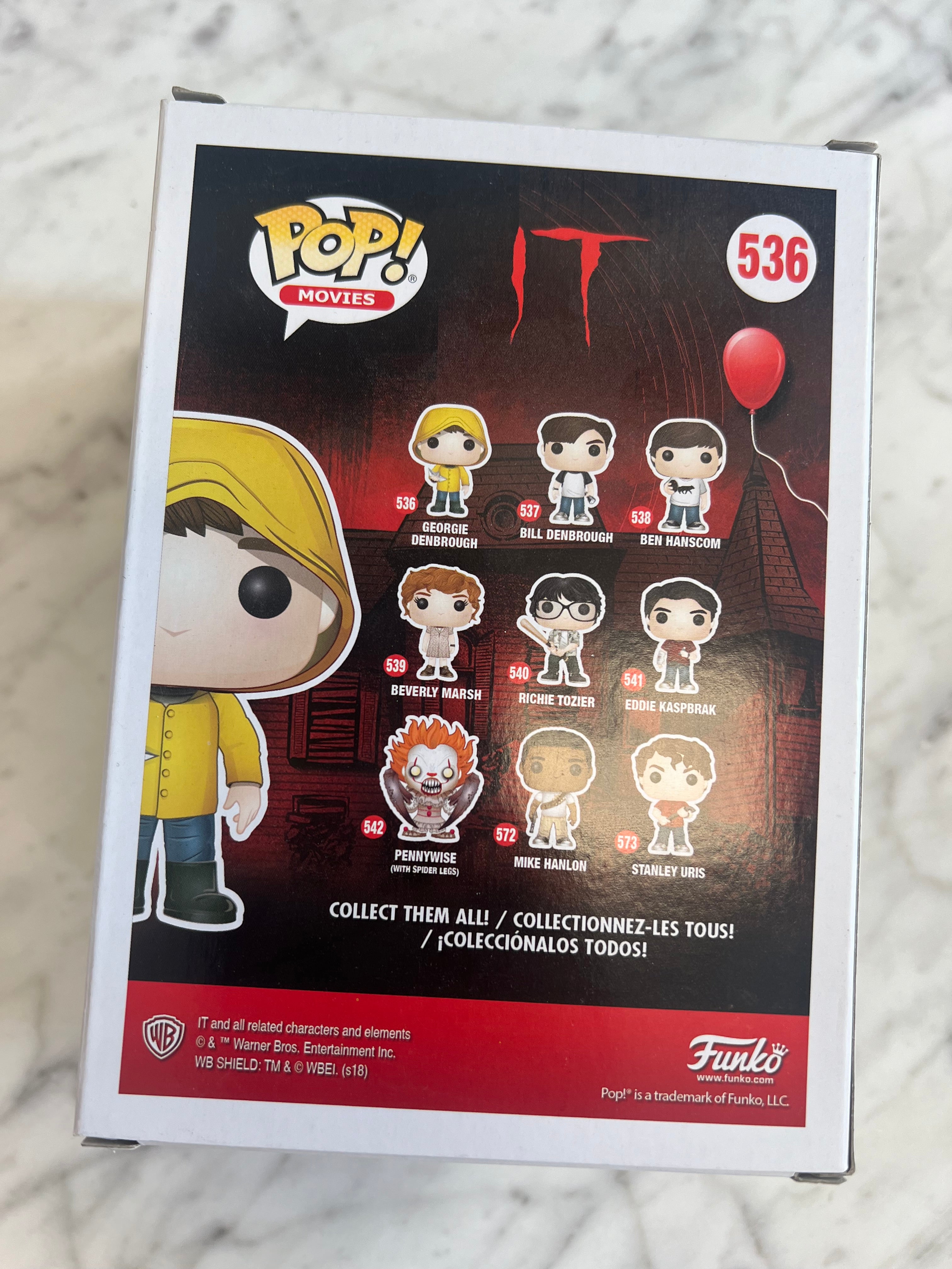 Funko outlet Pop! 536 Georgie Denbrough (Chase)