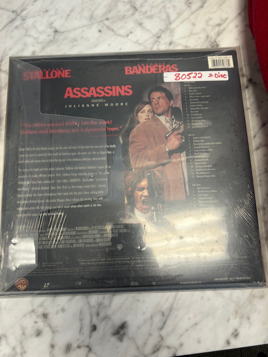 Assassins (Antonio Banderas) Laserdisc Movie    LD121624