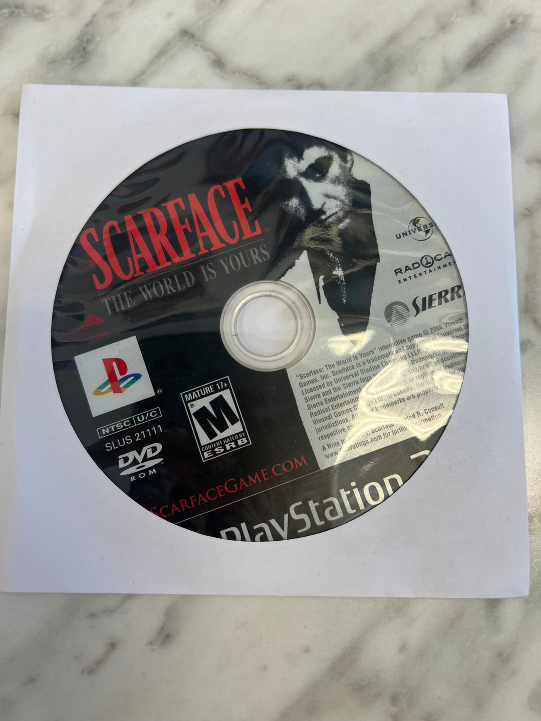 Scarface The World is Yours for PS2 Playstation 2 Disc Only No Case/Manual DU62724