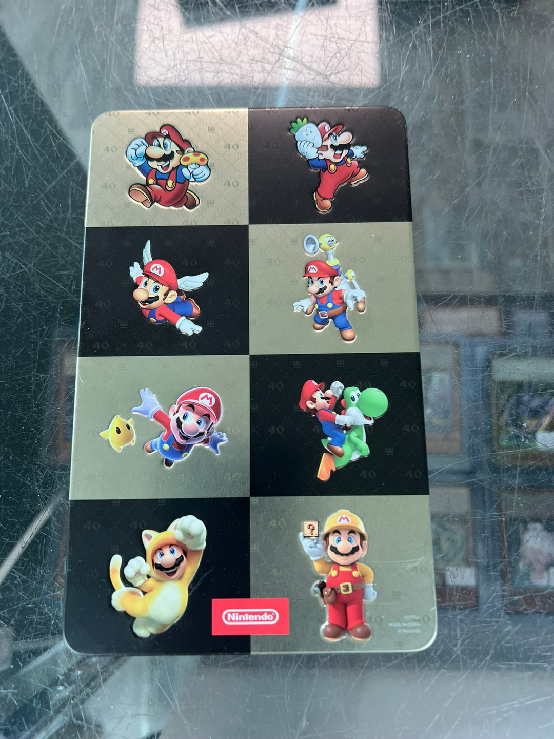 Super Mario Bros 40th Anniversary 24 Game Case Nintendo Switch Steelbook Small Dings    UA72126